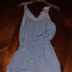 Denim romper